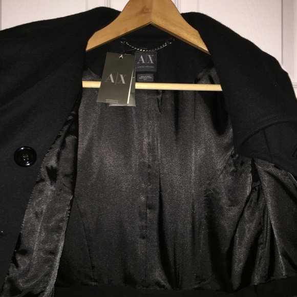 ARMANI EXCHANGE WOOL COAT - Picture 2 of 7